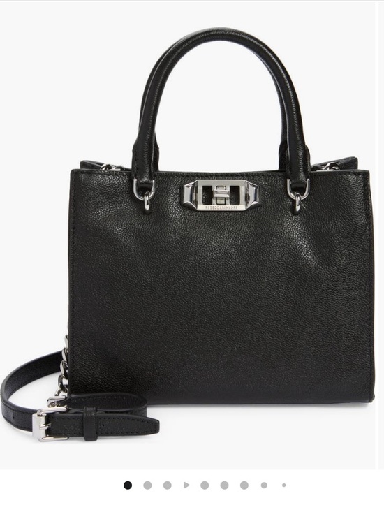 Rebecca Minkoff Handbags - Rebecca Minkoff Amour Mini
Tote Black Leather Crossbody